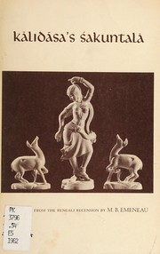 The Abhijñānaśākuntalam of Kālidāsa