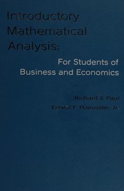 Introductory Mathematical Analysis