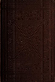 Hints on household taste in furniture, upholstery, and other details