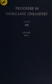 Progress in inorganic chemistry