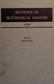 Methods of biochemical analysis