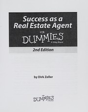 Success as a real estate agent for dummies
