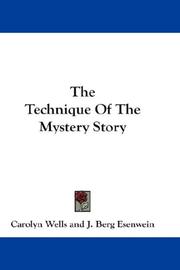 The Technique of the Mystery Story