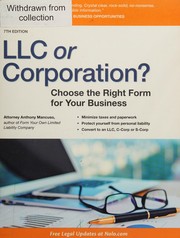 LLC or corporation?