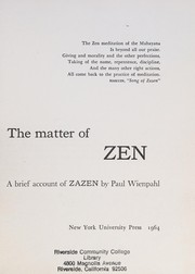 The Matter of Zen
