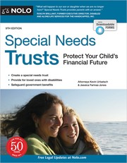 Special needs trusts