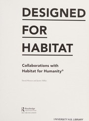 Designed for Habitat