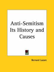 L'Antisémitisme, son histoire et ses causes