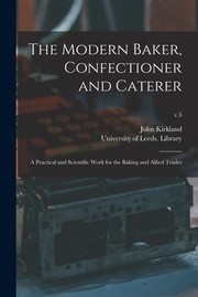 The Modern baker, confectioner and caterer