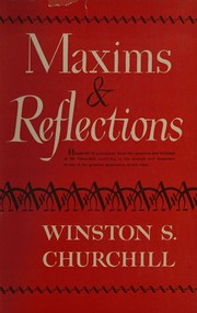 Maxims and reflections