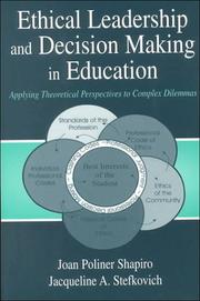 Ethical leadership and decision making in education