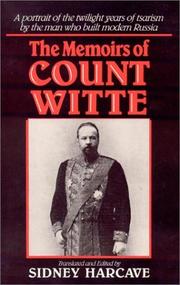The memoirs of Count Witte