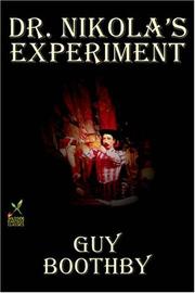 Dr. Nikola's Experiment
