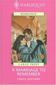 A Marriage to Remember