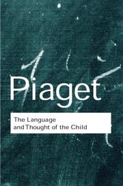 Langage et la pensée chez l'enfant