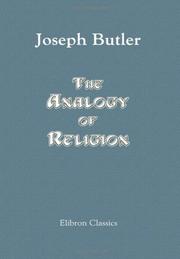 The analogy of religion