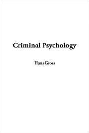 Criminal Psychology