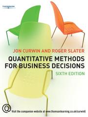 Quantitative methods for business decisions