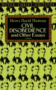 The writings of Henry David Thoreau