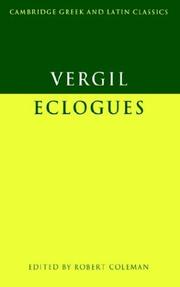 Virgils Eclogues translated into English: by W.L. Gent