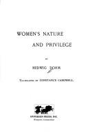 Der Frauen Natur und Recht