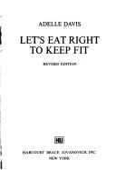 Let's eat right to keep fit
