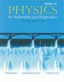 Physics for scientists and engineers