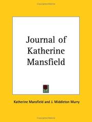Journal of Katherine Mansfield