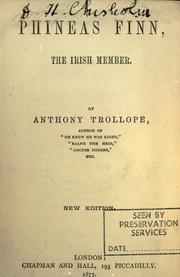 Phineas Finn, the Irish member