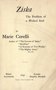 Ziska; the problem of a wicked soul