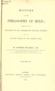 History of the philosophy of mind