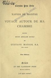 Voyage autour de ma chambre
