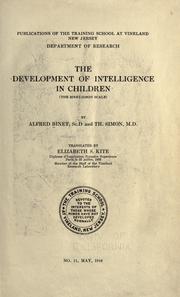 The Development of Intelligence in Children