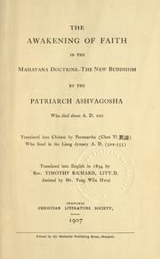 The awakening of faith in the Mahayana doctrine