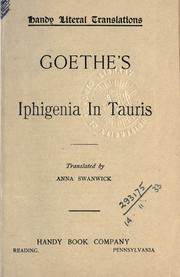 Iphigenie auf Tauris