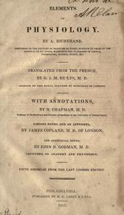 Nouveaux élémens de physiologie