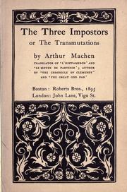 The three impostors or The transmutations