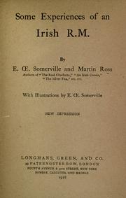 Some experiences of an Irish R. M