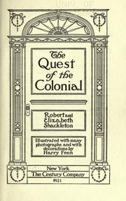 The quest of the colonial