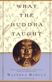 What the Buddha taught