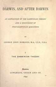 Darwin and after Darwin