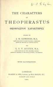 Theophrasti Characteres