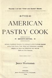 The American pastry cook