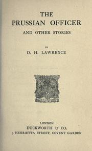 The Prussian Officer and Other Stories