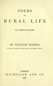 Poems of rural life