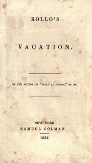Rollo's vacation