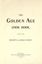 The golden age cook book