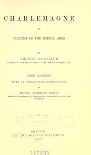 Legends of Charlemagne, or, Romance of the Middle Ages