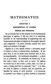 Mathematics for the practical man