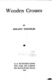 Les croix de bois